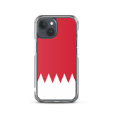 Coque iphone drapeau bahreïn souple antichoc transparente