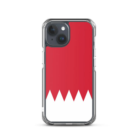 Coque iphone drapeau bahreïn souple antichoc transparente