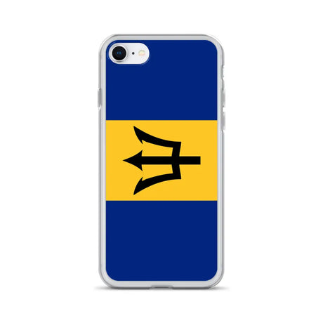 Coque iphone drapeau barbade souple antichoc transparente