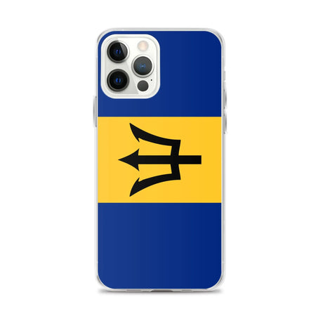 Coque iphone drapeau barbade souple antichoc transparente