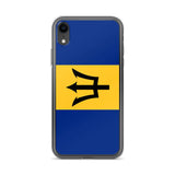 Coque iphone drapeau barbade souple antichoc transparente
