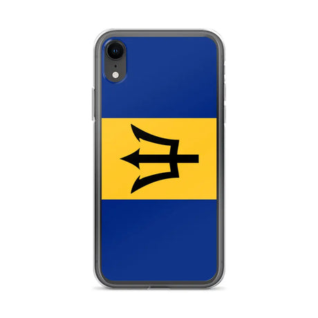 Coque iphone drapeau barbade souple antichoc transparente