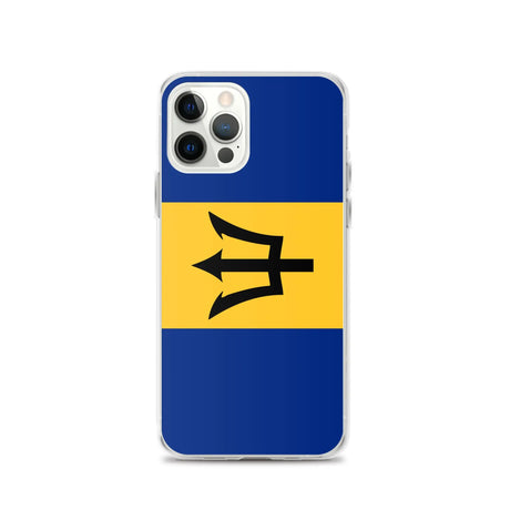 Coque iphone drapeau barbade souple antichoc transparente