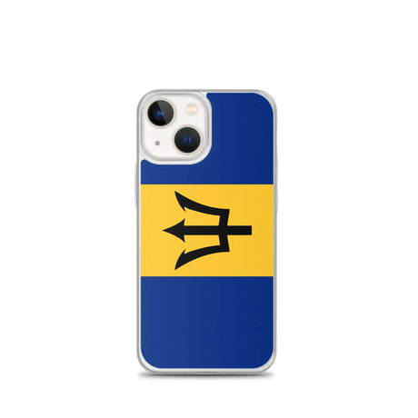 Coque iphone drapeau barbade souple antichoc transparente