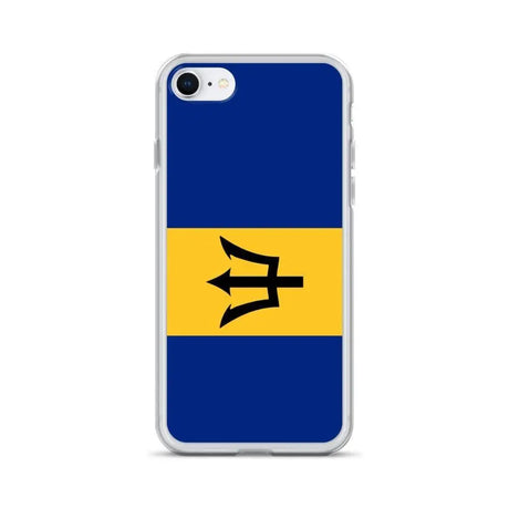 Coque iphone drapeau barbade souple antichoc transparente