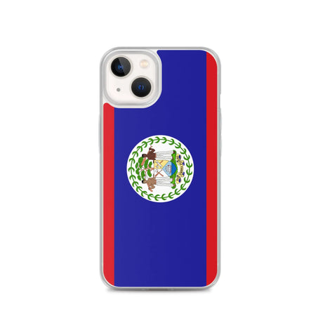Coque iphone drapeau belize souple résistante antichoc