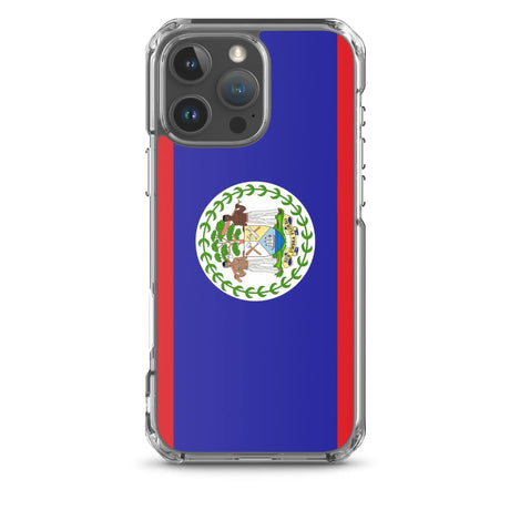 Coque iphone drapeau belize souple résistante antichoc