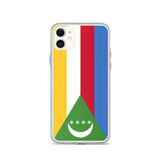 Coque iphone drapeau comores souple résistante antichoc