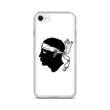 Coque iphone drapeau corse souple antichoc transparente