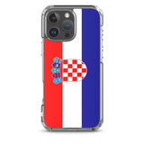 Coque iphone drapeau croatie souple résistante antichoc