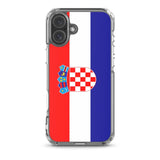Coque iphone drapeau croatie souple résistante antichoc