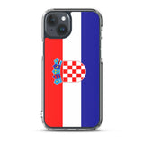 Coque iphone drapeau croatie souple résistante antichoc