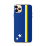 Coque iphone drapeau curaçao souple antichoc transparente