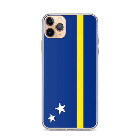Coque iphone drapeau curaçao souple antichoc transparente