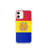 Coque iphone drapeau d’andorre souple antichoc transparente