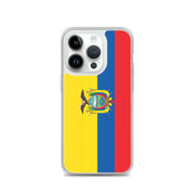 Coque iphone drapeau équateur souple antichoc transparente