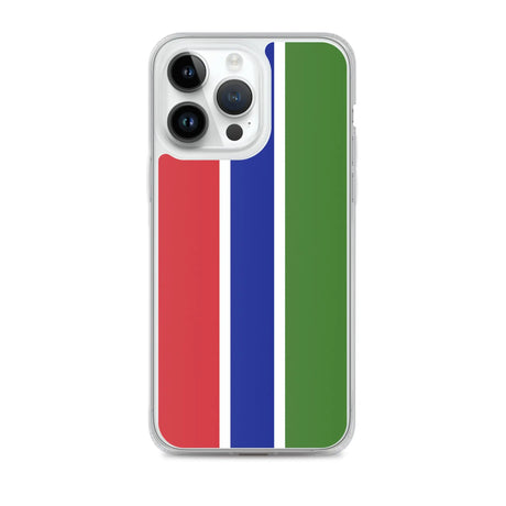 Coque iphone drapeau gambie souple résistante antichoc