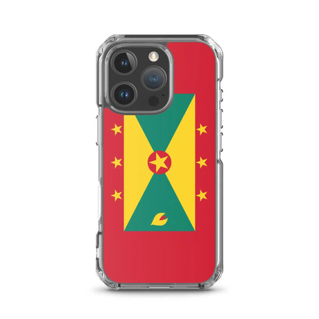 Coque iphone drapeau grenade souple antichoc transparente