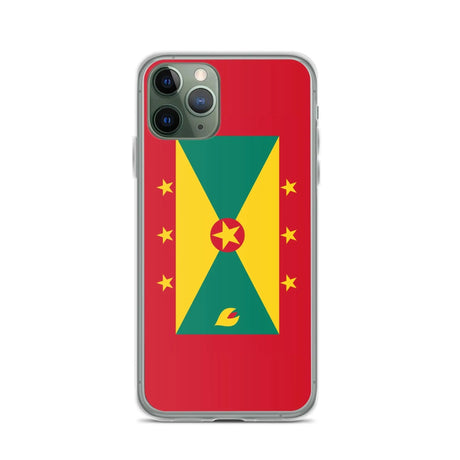 Coque iphone drapeau grenade souple antichoc transparente