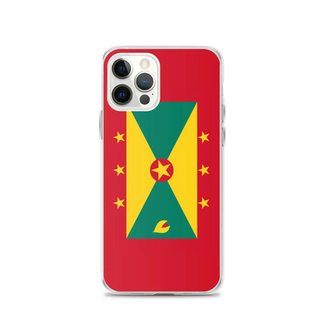 Coque iphone drapeau grenade souple antichoc transparente