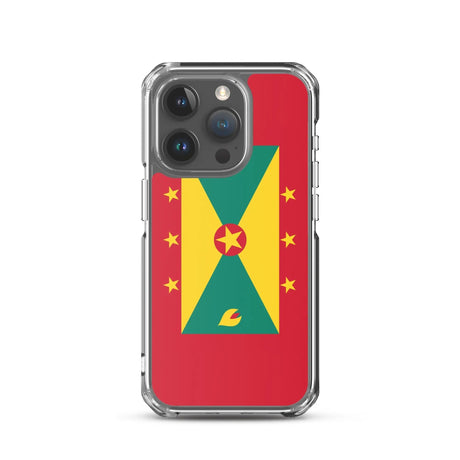 Coque iphone drapeau grenade souple antichoc transparente