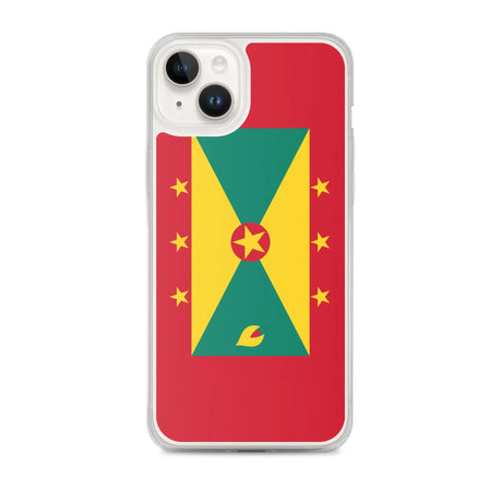 Coque iphone drapeau grenade souple antichoc transparente