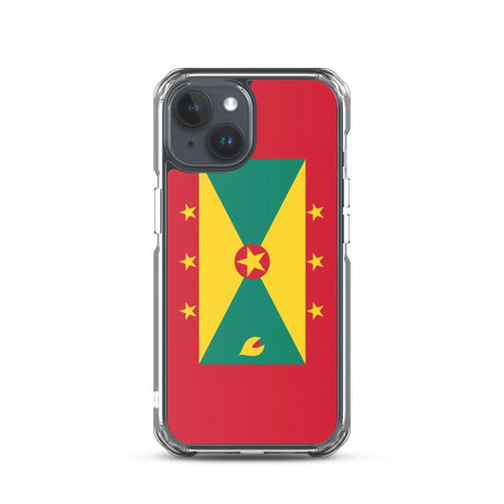 Coque iphone drapeau grenade souple antichoc transparente