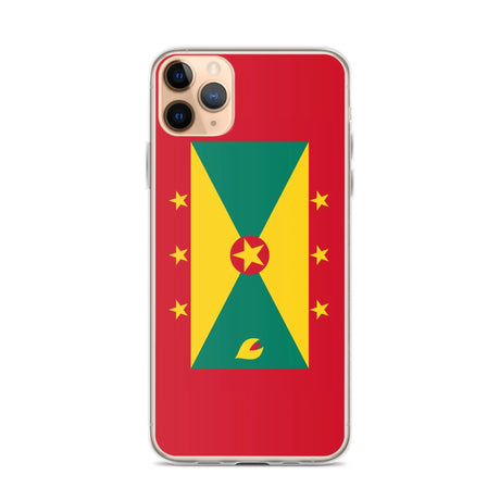 Coque iphone drapeau grenade souple antichoc transparente