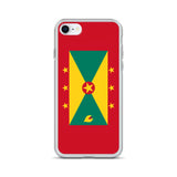 Coque iphone drapeau grenade souple antichoc transparente