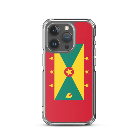 Coque iphone drapeau grenade souple antichoc transparente