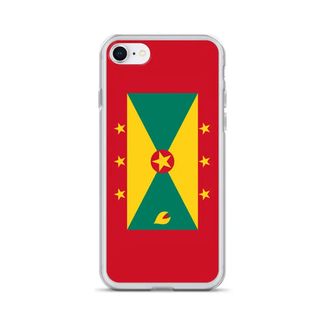 Coque iphone drapeau grenade souple antichoc transparente