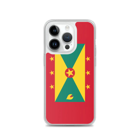 Coque iphone drapeau grenade souple antichoc transparente
