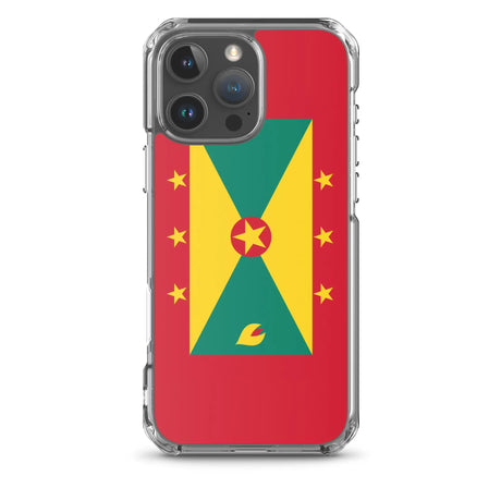 Coque iphone drapeau grenade souple antichoc transparente