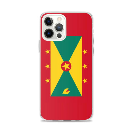 Coque iphone drapeau grenade souple antichoc transparente