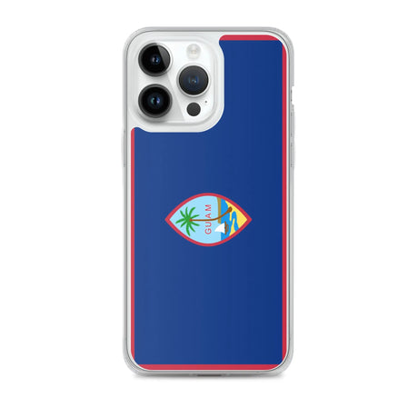Coque iphone drapeau guam souple antichoc transparente