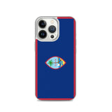 Coque iphone drapeau guam souple antichoc transparente