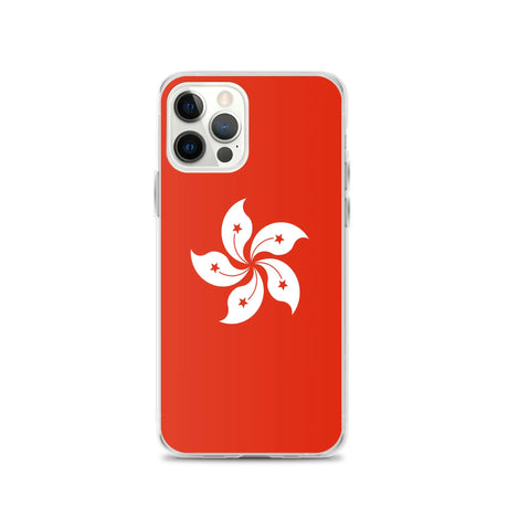 Coque iphone drapeau hong kong souple antichoc transparente