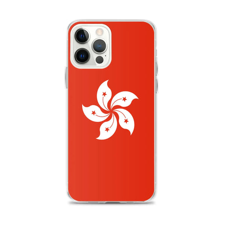 Coque iphone drapeau hong kong souple antichoc transparente
