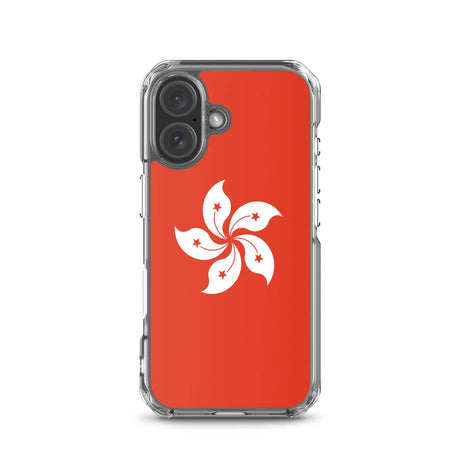 Coque iphone drapeau hong kong souple antichoc transparente