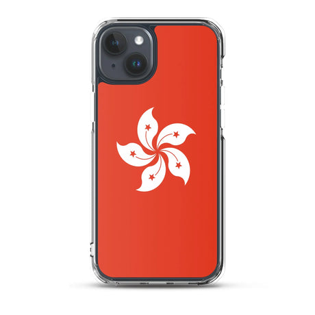 Coque iphone drapeau hong kong souple antichoc transparente