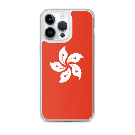 Coque iphone drapeau hong kong souple antichoc transparente