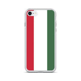Coque iphone drapeau hongrie souple et antichoc transparente