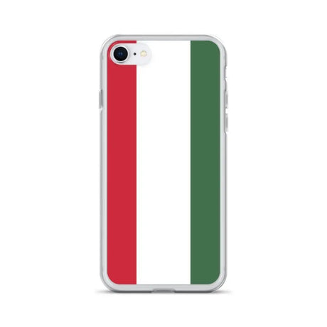 Coque iphone drapeau hongrie souple et antichoc transparente