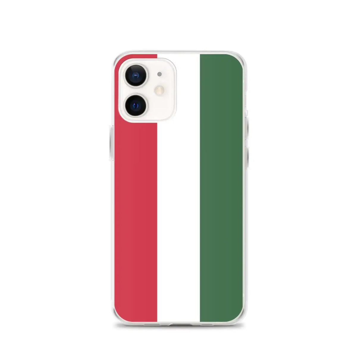 Coque iphone drapeau hongrie souple et antichoc transparente