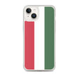 Coque iphone drapeau hongrie souple et antichoc transparente