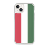 Coque iphone drapeau hongrie souple et antichoc transparente