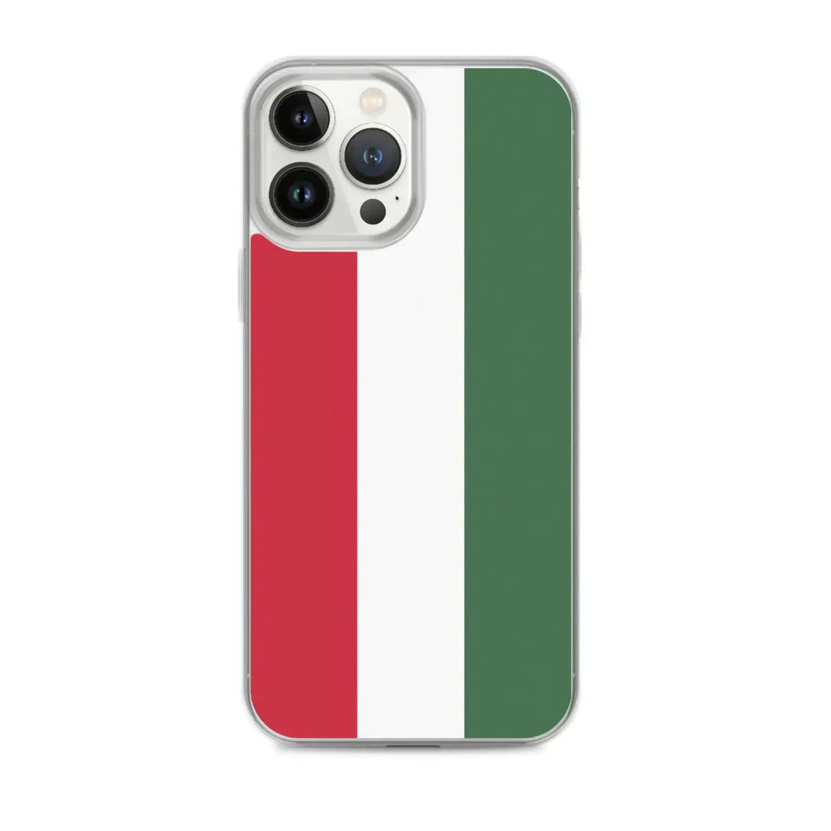 Coque iphone drapeau hongrie souple et antichoc transparente