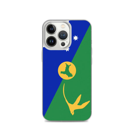Coque iphone drapeau île christmas souple antichoc transparente