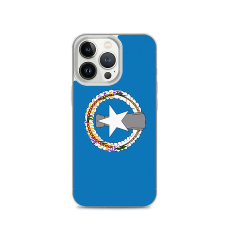 Coque iphone drapeau îles mariannes du nord souple antichoc