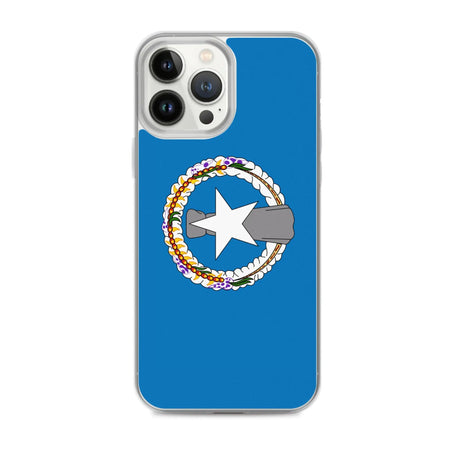Coque iphone drapeau îles mariannes du nord souple antichoc